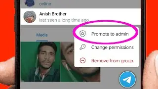 Telegram group promote to admin settings | Promote to admin option in telegram group