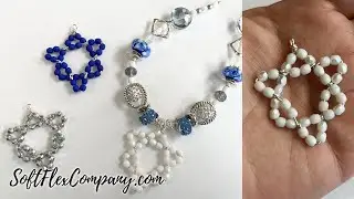 How to Make a Wire Wrap Beaded Star of David Necklace for Hanukkah: Free Spirit Beading with Kristen