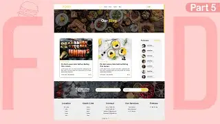 Complete Food & Restaurant Website Design Using | HTML & CSS | PART 5