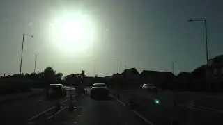 Driving On Tudor Way & Bromyard Road A44, Worcester, Worcestershire, UK 17th June 2022