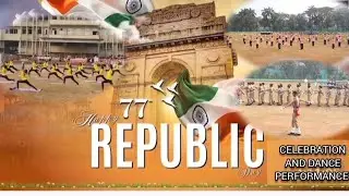 77Republic Day Celebration 🎉🇮🇳  | National Anthem| Dance performance| Army 🪖 Parade By Students 