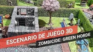 3D Printed Scenery for Zombicide Green Horde