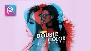 Edit foto Terbaru - Cara Edit Foto Double Color Exposure dg Picsart - PicsArt tutorial Indonesia