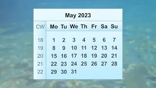 May 2023 Calendar