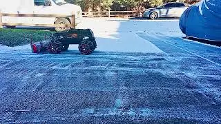 Traxxas summit snow plow back at it for a new season of moving snow