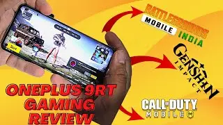 OnePlus 9 RT Gaming Test | BGMI, CoD Mobile and Genshin Impact - Heating Issues!! 🥵🥵
