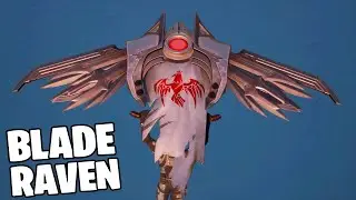 Fortnite new glider gameplay.Blade Raven
