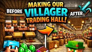 Making Our Trading Hall in Minecraft Survival World #3.Part 1