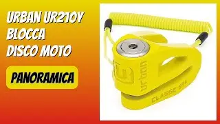 RECENSIONE (2025) : Urban UR210Y Blocca Disco Moto. DETTAGLI