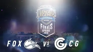 FOX vs. CG  | NA LCS Spring Playoffs | Third Place Game 3 | Echo Fox vs. Clutch Gaming