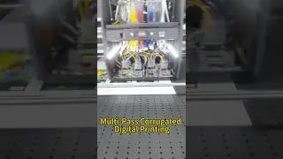 Multi-Pass Corrugated Digital Printing #machine #packaging #print #digital #printing