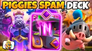 This Evo Furnace Royale Ghost Hogs Spam Deck is BROKEN...
