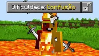 Joguei Minecraft do JEITO Mais CONFUSO!