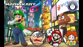 Mario Kart 8 Deluxe - 150cc Turnip Cup - Luigi Gameplay