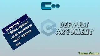 default arguments in c++ in hindi | default parameters in c++