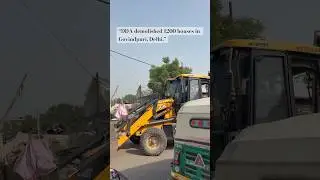 #DDA demolished 1200 houses in Govindpuri, Delhi.&rdquo; DelhiDemolition #Govindpuri #DDA #housingcrisis
