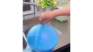 BeB-Plastic Revolving Multi Functional Rice, Vegetable Fruit Wash Basket Bowl