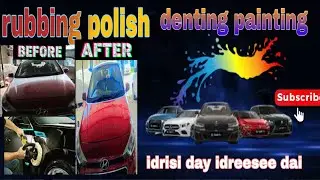 Rubbing polish denting painting ew denting painting car denting painting process denting painting 🎨