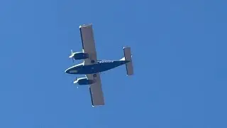 Piper PA-34-220T Seneca III (N4302N) departing at Brookhaven Calabro Airport