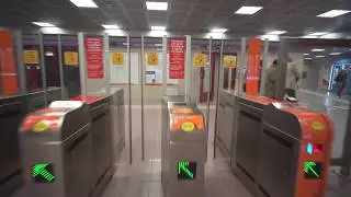 Italy, Milan, Metro ride from LOTTO to SEGESTA
