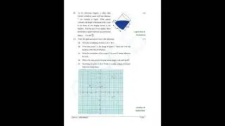 ICSE Class 10 (2024-2025) : MATHS Specimen Question Paper