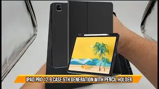 iPad Pro 12 9 Case 5th Generation with Pencil Holder