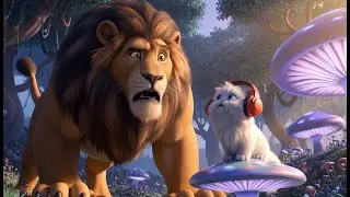 Epic Battle: Persian Cat 🐱 vs Lion King 🦁 | 3D Animation Movie