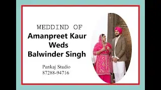 Live of 1st day Function || Balwinder Singh Weds Amanpreet Kaur || Pankaj Studio || 87288-94716