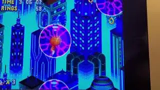 Dreamcast Sonic Mania - INK_SUB PowerVR blending TMZ1 magnetic sphere