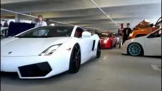 Lamborghini Gallardo RSC and  Ferrari 458 Italia. Nurotag 2013 Miami