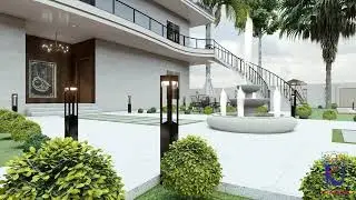 Big House Exterior Elevation | House Design 3D Animation I #home #animation #lumion