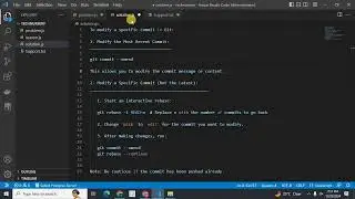 How to Modify a Specific Commit in Git