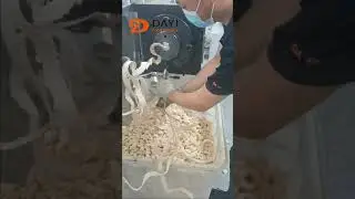 Corn puff twin screw extruder machine is testing