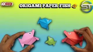 Origami Talking Fish I How to Make Paper 3D Fish