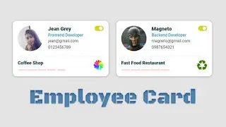 How to create an employee card
