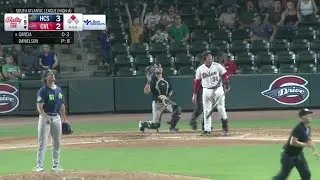 Red Sox prospect Johanfran Garcia DESTROYS a walk-off Home Run to win it for the Greenville Drive!