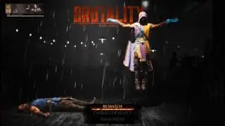 Mortal Kombat 1 Rain Aqua Finish Brutality