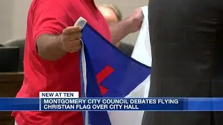 Montgomery City Council debates flying Christian flag over City Hall