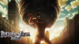 Eren Closes the Gate With Boulder | Attack On Titan | [4K]
