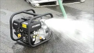 In Use Video: Hyundai HY50 Petrol Water Pump Starts First Time