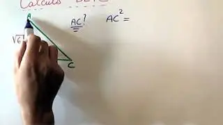 Racines carrées et théorème de Pythagore dans un triangle rectangle.