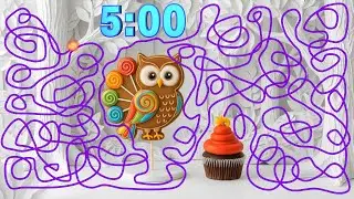 5 Minute Music Timer and a Sweet Owl Cookie Countdown!