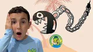 Drawing a GIANT Chain Chomp from Super Mario! | Easy Tutorial