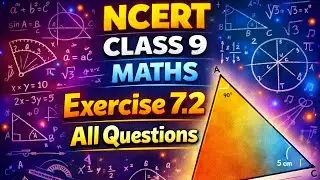 Ncert Class 9 Maths Chapter 7 |Triangles| Exercise 7.2 solutions #ncertmaths #youtube #triangles