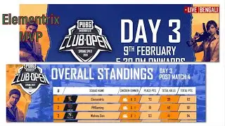 Elementrix From Nepal Epic Comeback | PMCO South Asia Day 3 |PUBG MOBILE CLUB OPEN 2020