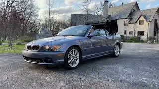 2004 BMW 330ci E46 Convertible Top Operation