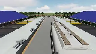 3D visualization of Faecal Sludge Treatment Plant(FSTP) as per DPR of Lahan Municipality.