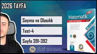 Bilgi Sarmal TYT Matematik Çözümleri /SAYMA ve OLASILIK Sayfa 391-392
