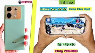 Infinix Zero 30 5G Unboxing With Free Fire Test || Infinix zero 30 FF Heating + Battery Drain Test..