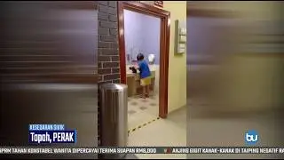TULAR | Mandikan Anjing Di Bilik Tukar Lampin Bayi RNR Tapah